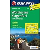 KOMPASS Wanderkarte Wörthersee - Klagenfurt am Wörthersee: Wanderkarte mit Aktiv Guide, Radrouten und Panorama. GPS-genau. 1:25000 (KOMPASS-Wanderkarten, Band 61)