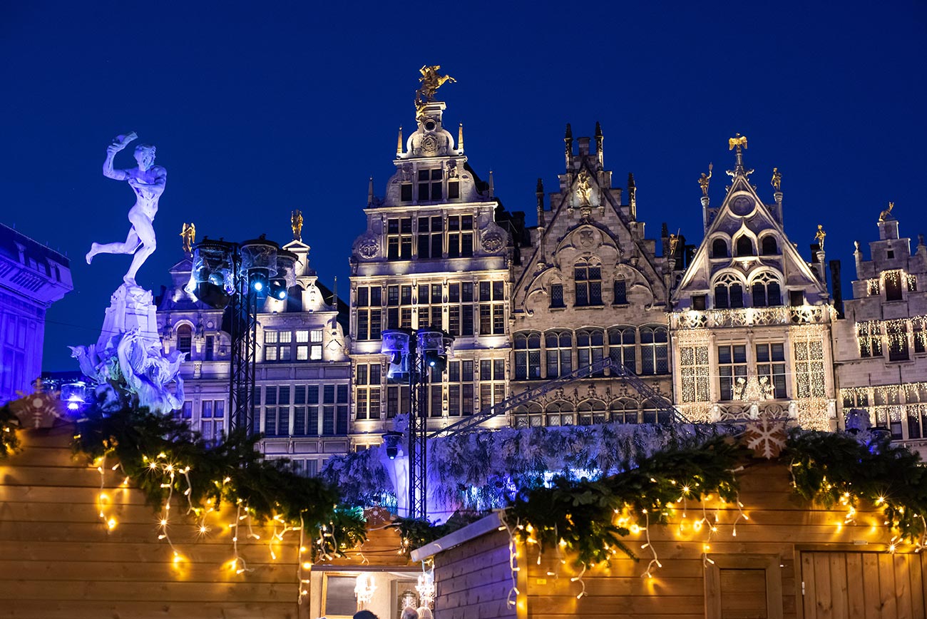 Weihnachtsmarkt in Antwerpen