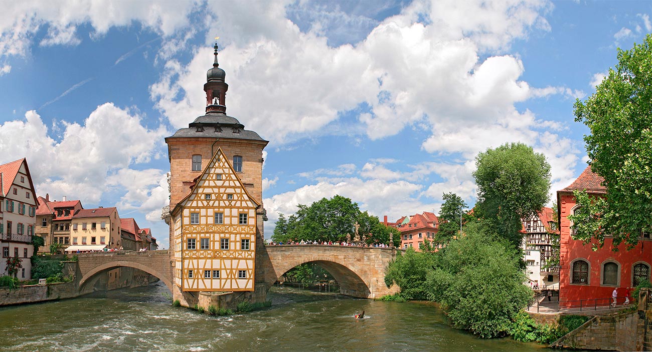Bamberg in Bayern Panorama
