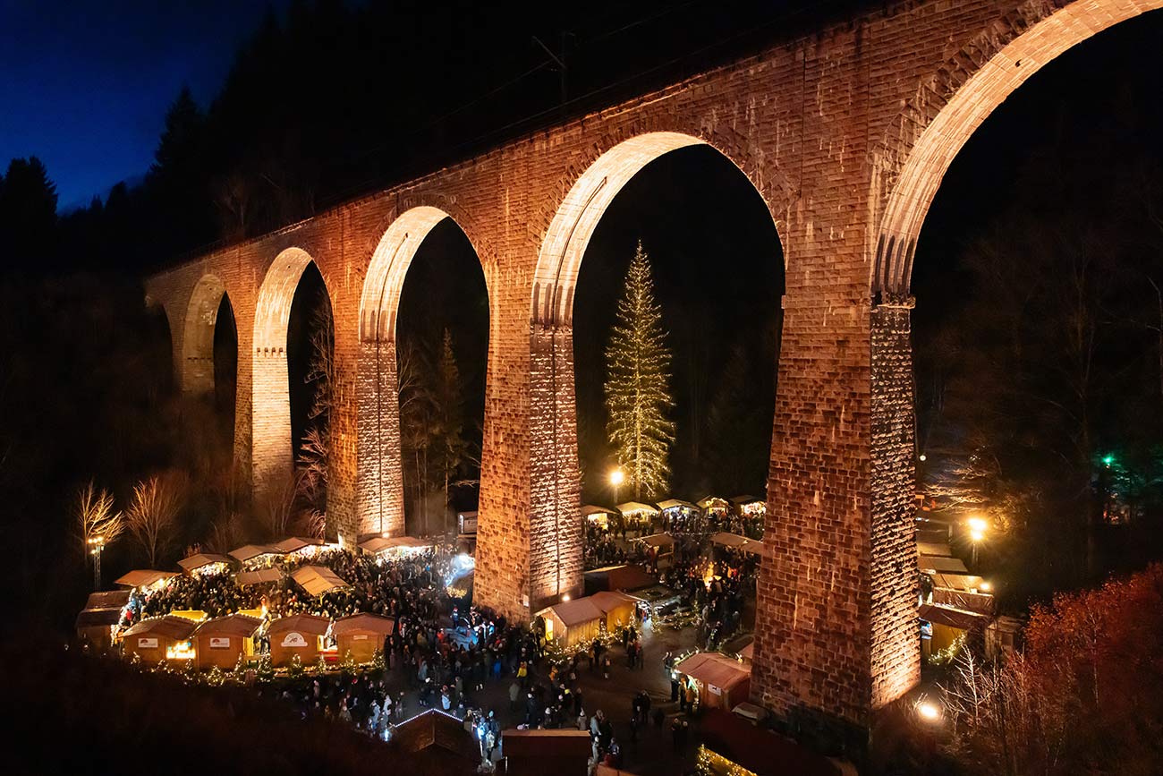 Weihnachtsmarkt in der Ravennaschlucht